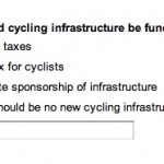 Who should pay for cycle infrastructure?