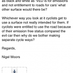 A numbers doctor writes…and, politely, gets it wrong on car tax being a “fee to use roads”
